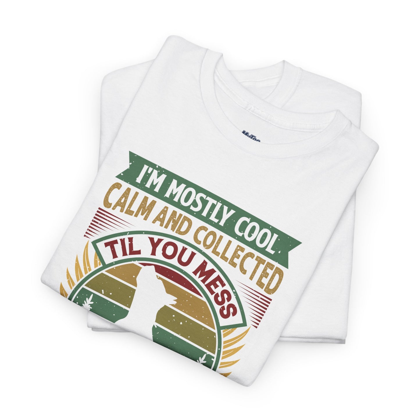 I'm Mostly Calm And Collected Pitbull Unisex T-Shirts