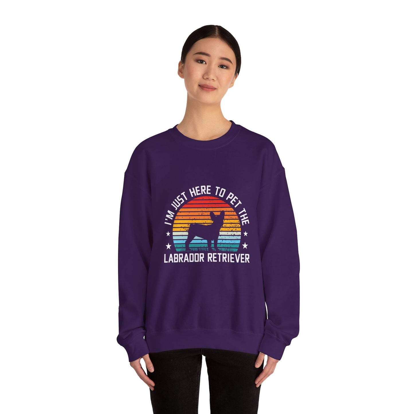 I'm Just Here To Pet The Labrador Retiever Unisex Sweatshirts
