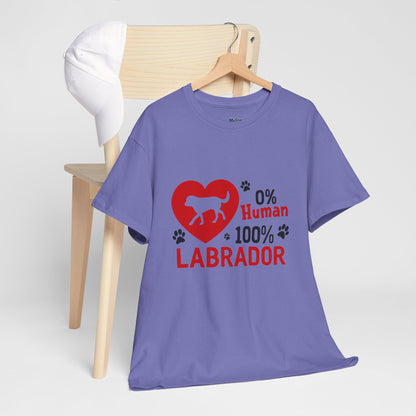 0 % Human, 100% Labrador Unisex T-Shirts
