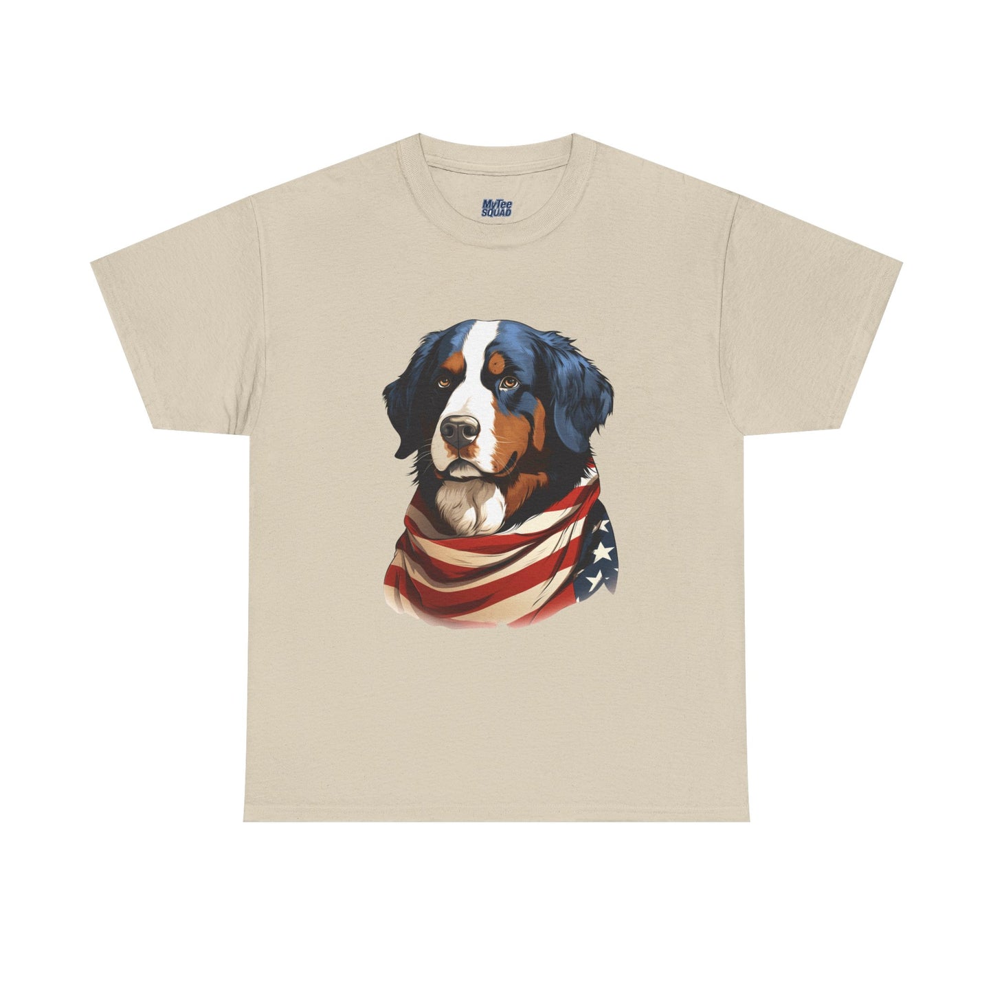 Patriotic Bernese Mountain Unisex T-Shirt