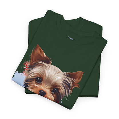 Patriotic Yorkshire Terrier Unisex T-Shirt