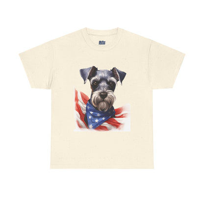 Patriotic Miniature Schnauzer Unisex T-Shirt