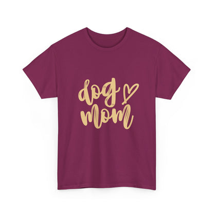 Dog Mom Cotton T-Shirt - Perfect for Dog Mothers
