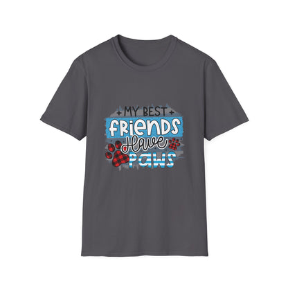 Best Friends Pet Lover T-Shirt, Animal Lover Gift, Cute Graphic Tee, Gift for Dog Owners, Birthday Present, Casual Wear