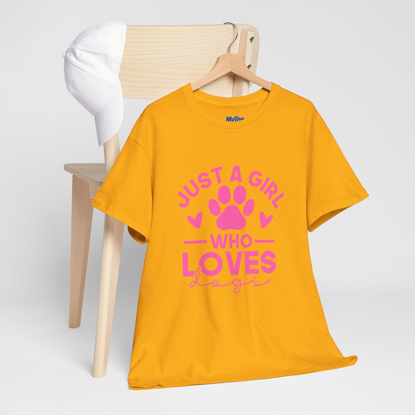 Just a Girl Who Loves Dogs T-Shirt - Cute Pet Lover Tee