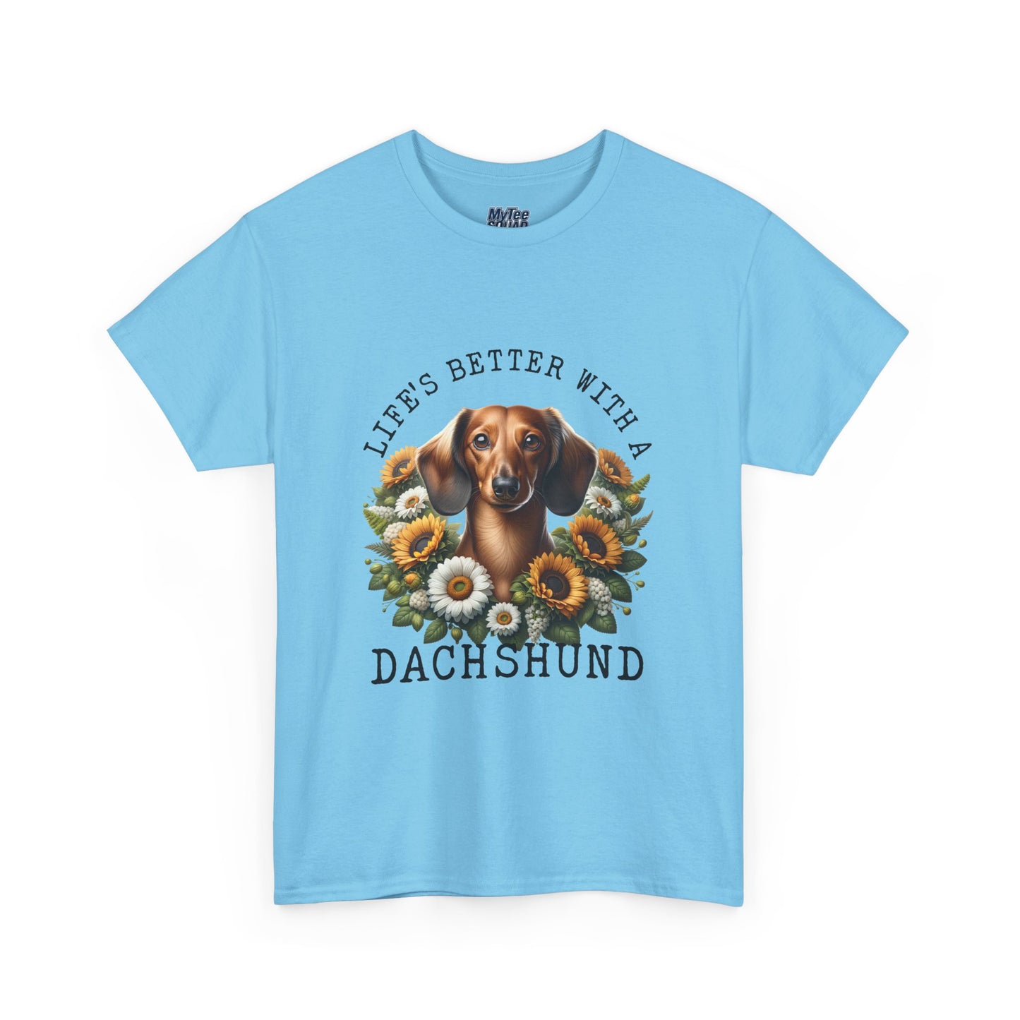 Dachshund Sunflower Unisex T-Shirt