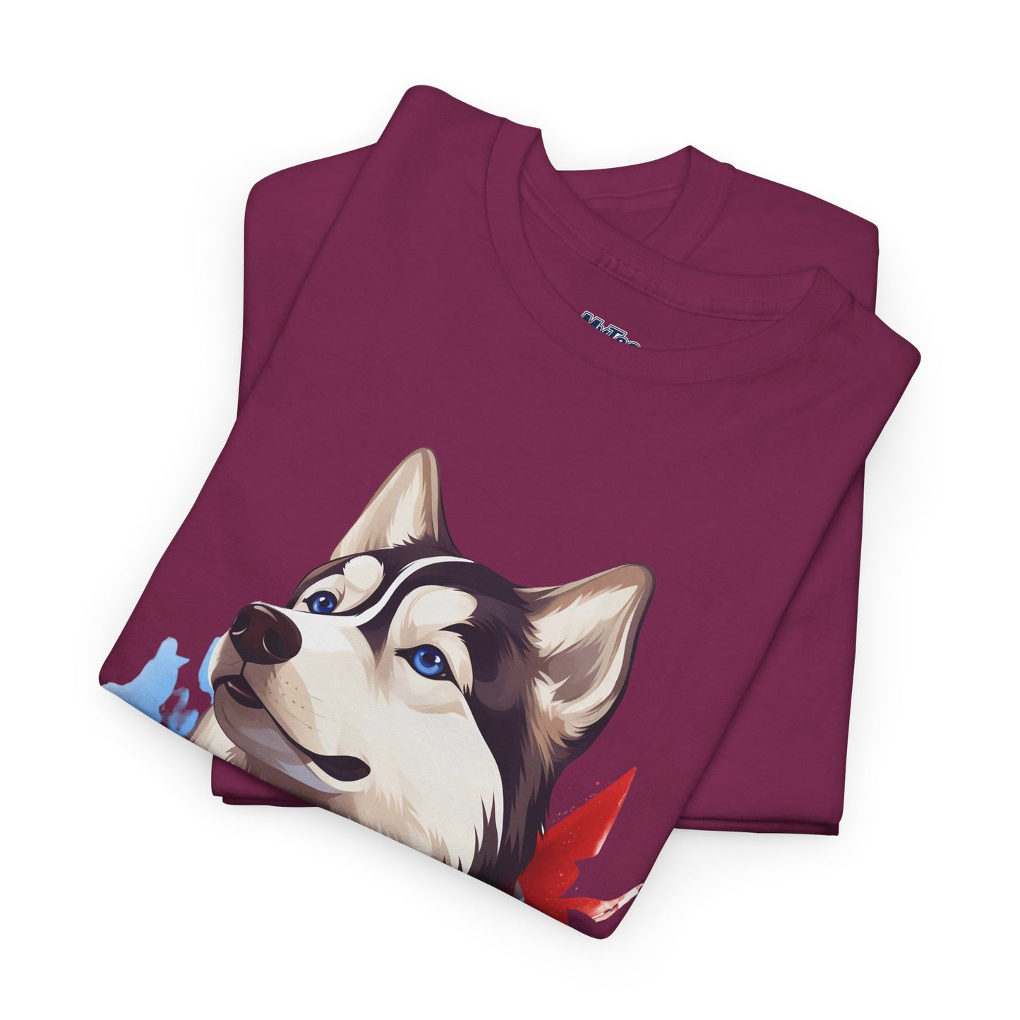 Patriotic Siberian Husky Unisex T-Shirt