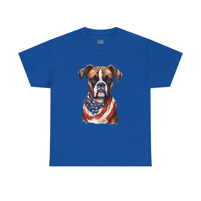 Patriotic Boxer Unisex T-Shirt