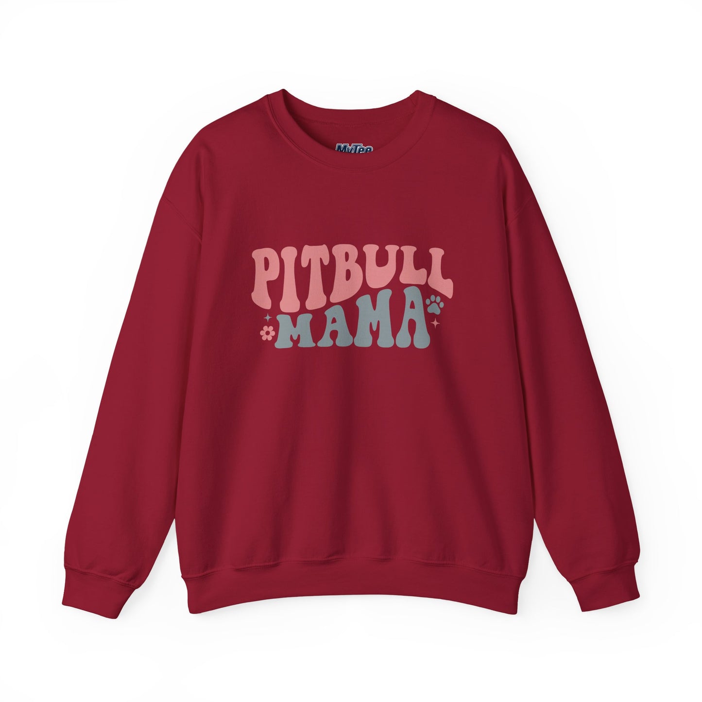 Pitbull Mama Crewneck Sweatshirt | Perfect Gift for Dog Mom