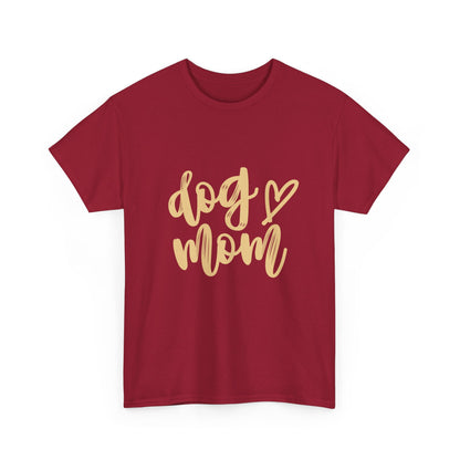 Dog Mom Cotton T-Shirt - Perfect for Dog Mothers