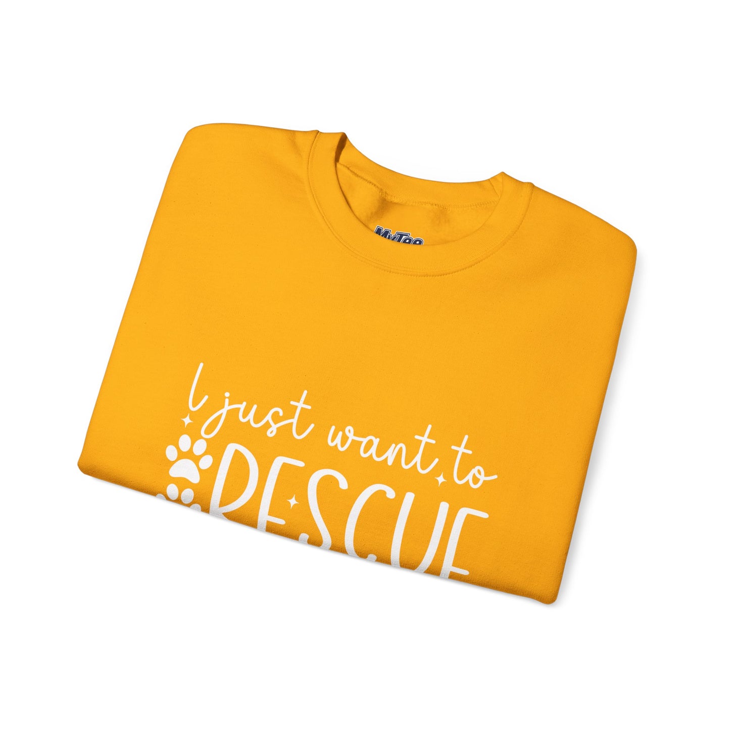 I Just Want To Rescue All The Dogs Unisex Sweatshirt | Cozy Mission Wear