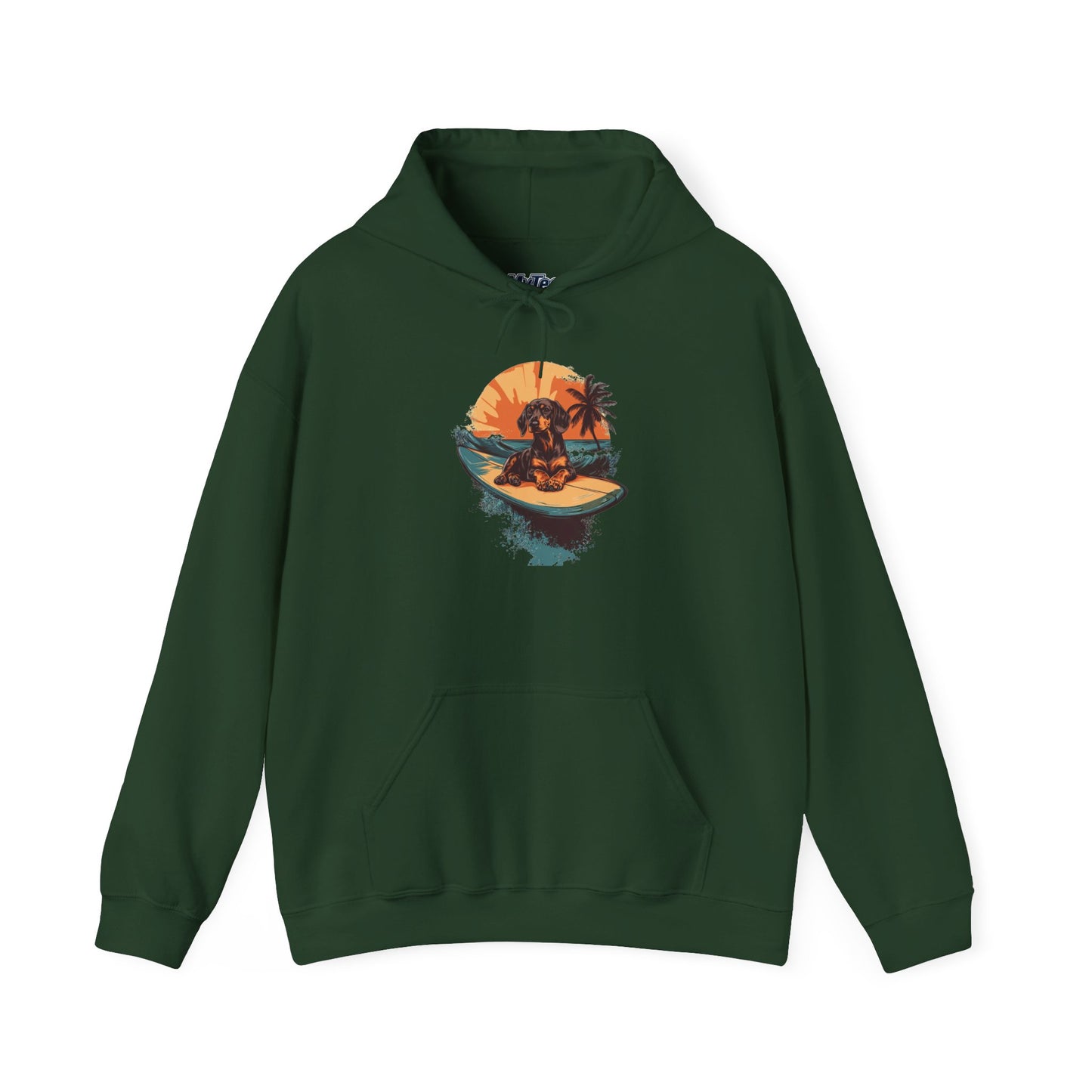 Dachshund Sunset Unisex Hoodie – Chill Pup Style For Dog Lovers