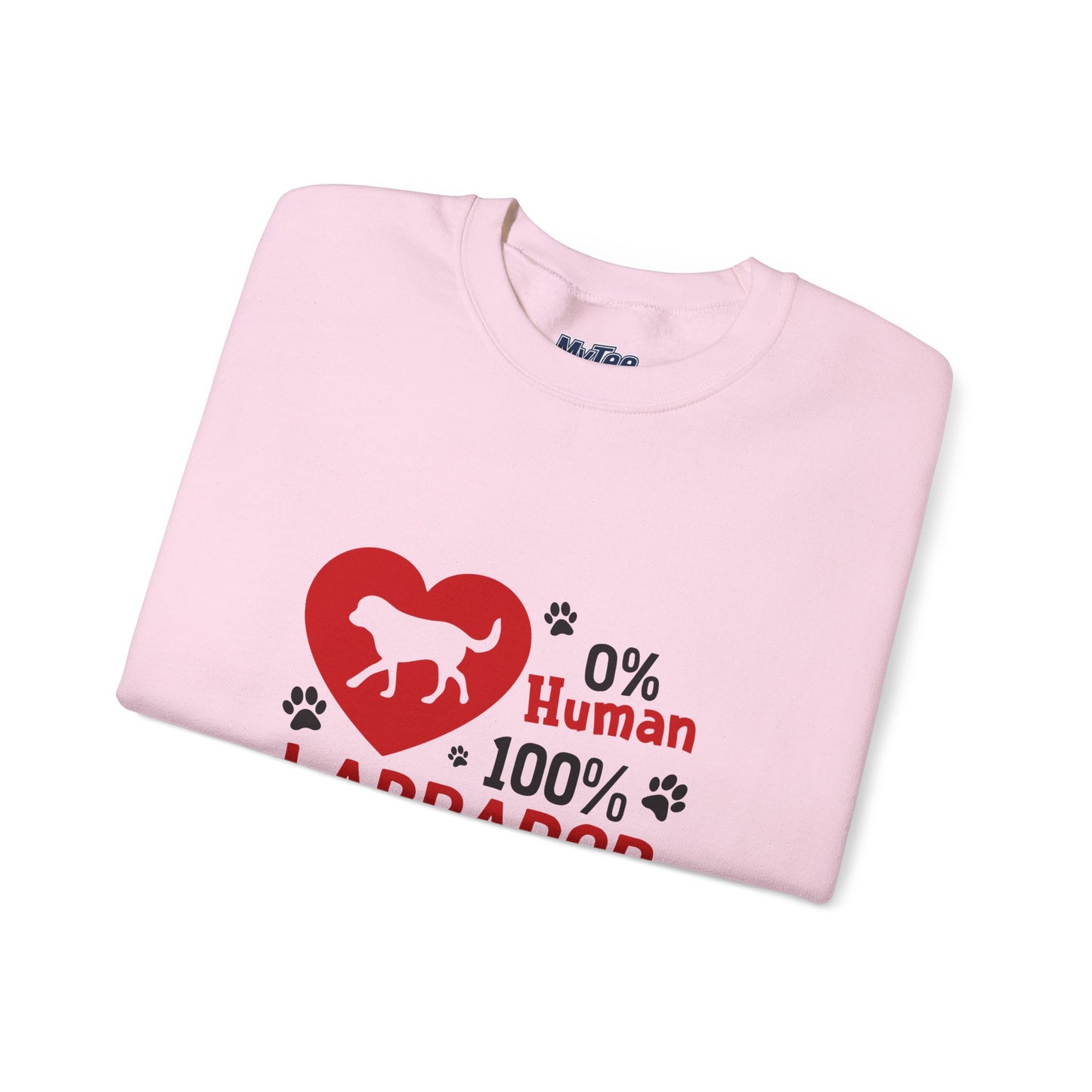 0% Human 100% Labrador Unisex Sweatshirt