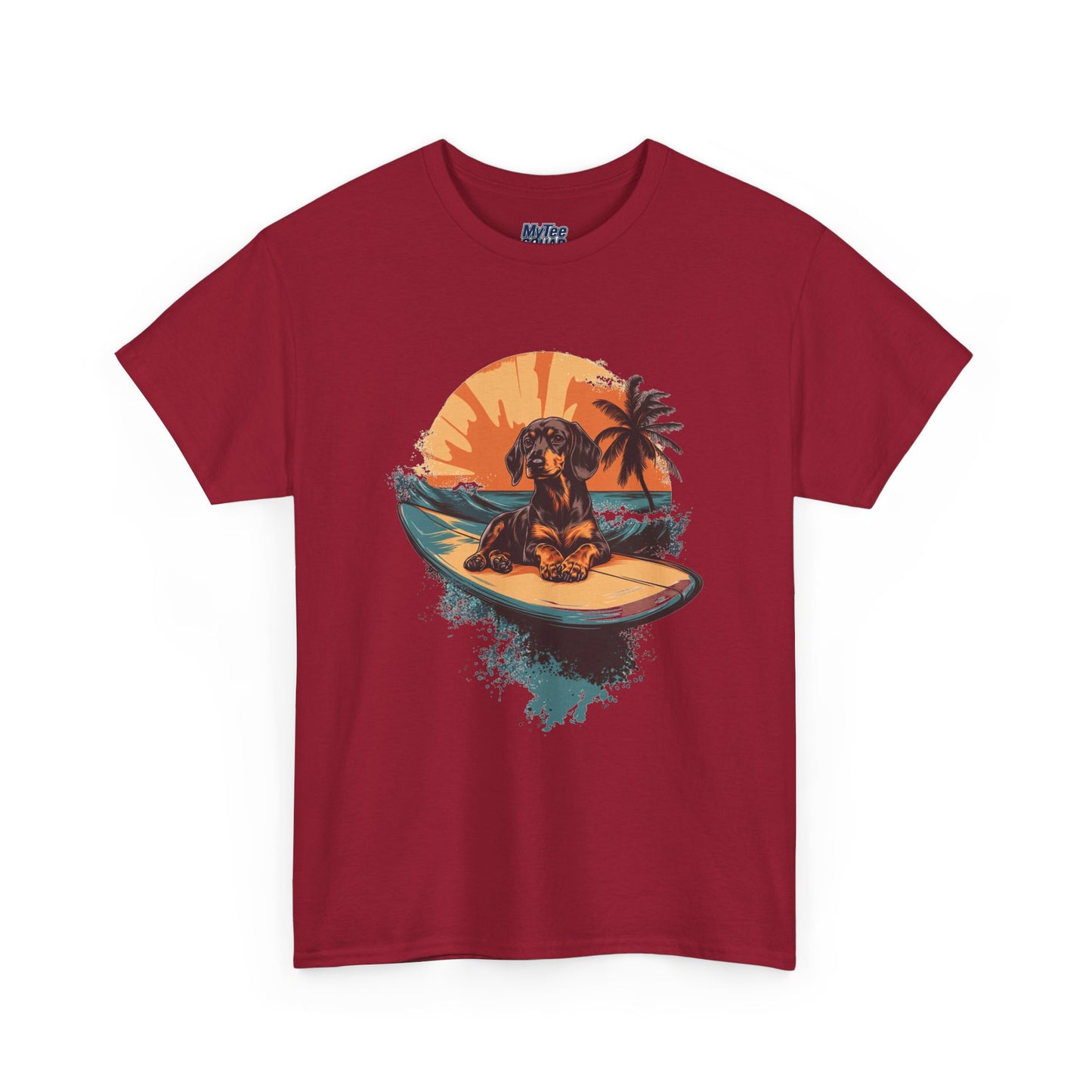 Dachshund Beach Vibes T-Shirt – Chill Summer Dog Style