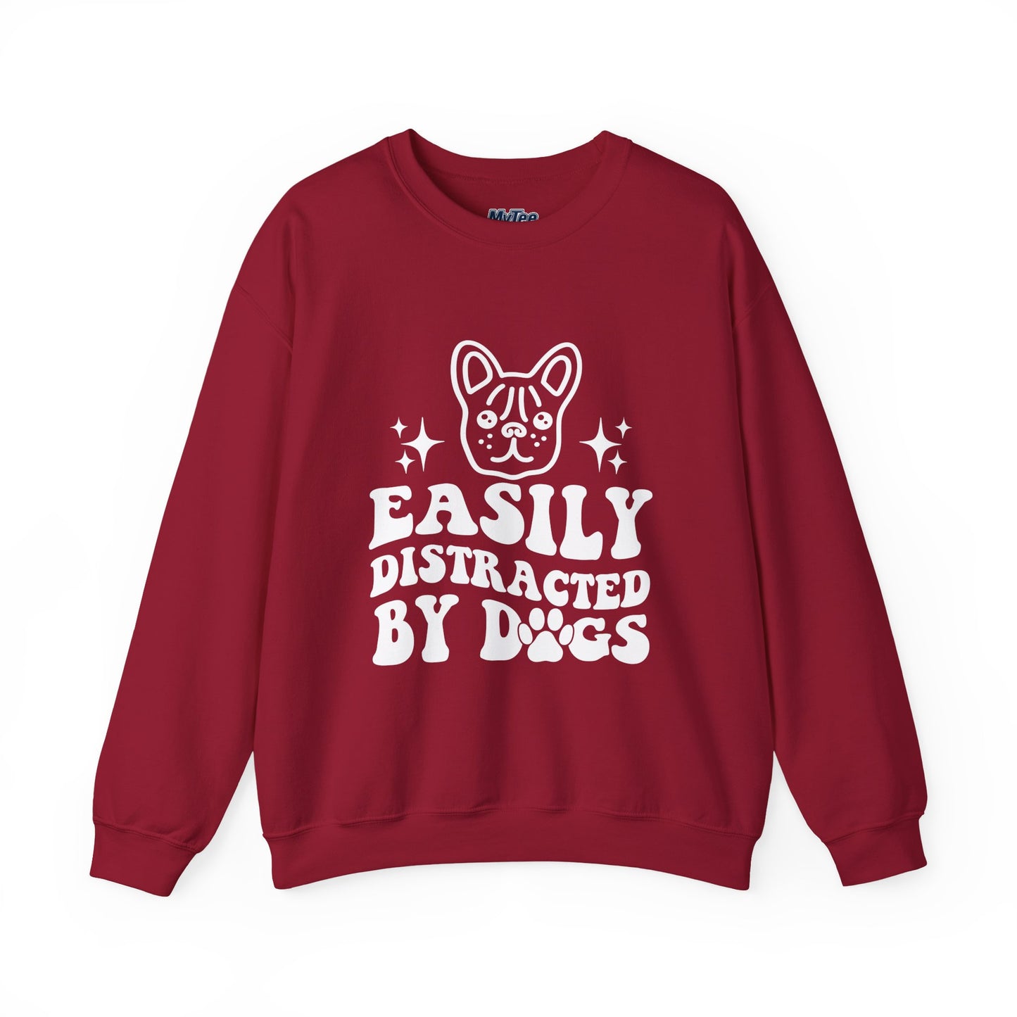 Easily Distracted By Dogs Unisex Sweatshirt | Pet Owner Gift