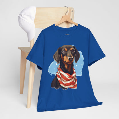 Patriotic Dachshund Unisex T-Shirt
