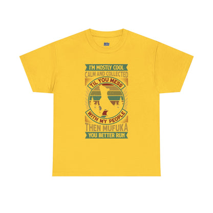 I'm Mostly Calm And Collected Pitbull Unisex T-Shirts