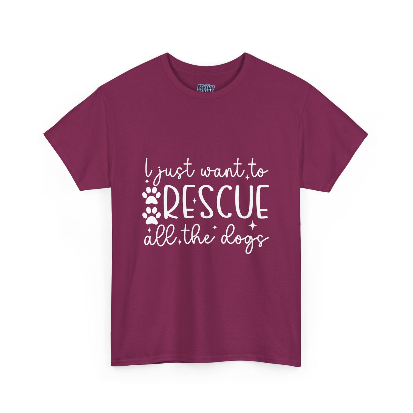 I Just Want To Rescue All The Doga Unisex T-Shirt – Soft Style, Big Heart