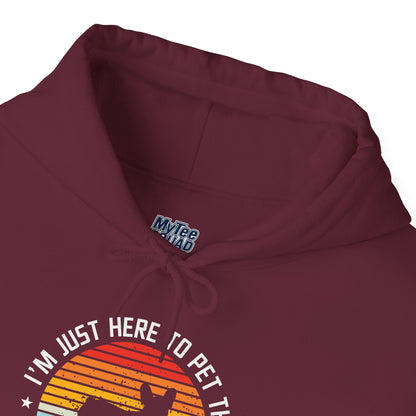 I'm Just Here To Pet The Labrador Retiever Unisex Hoodie