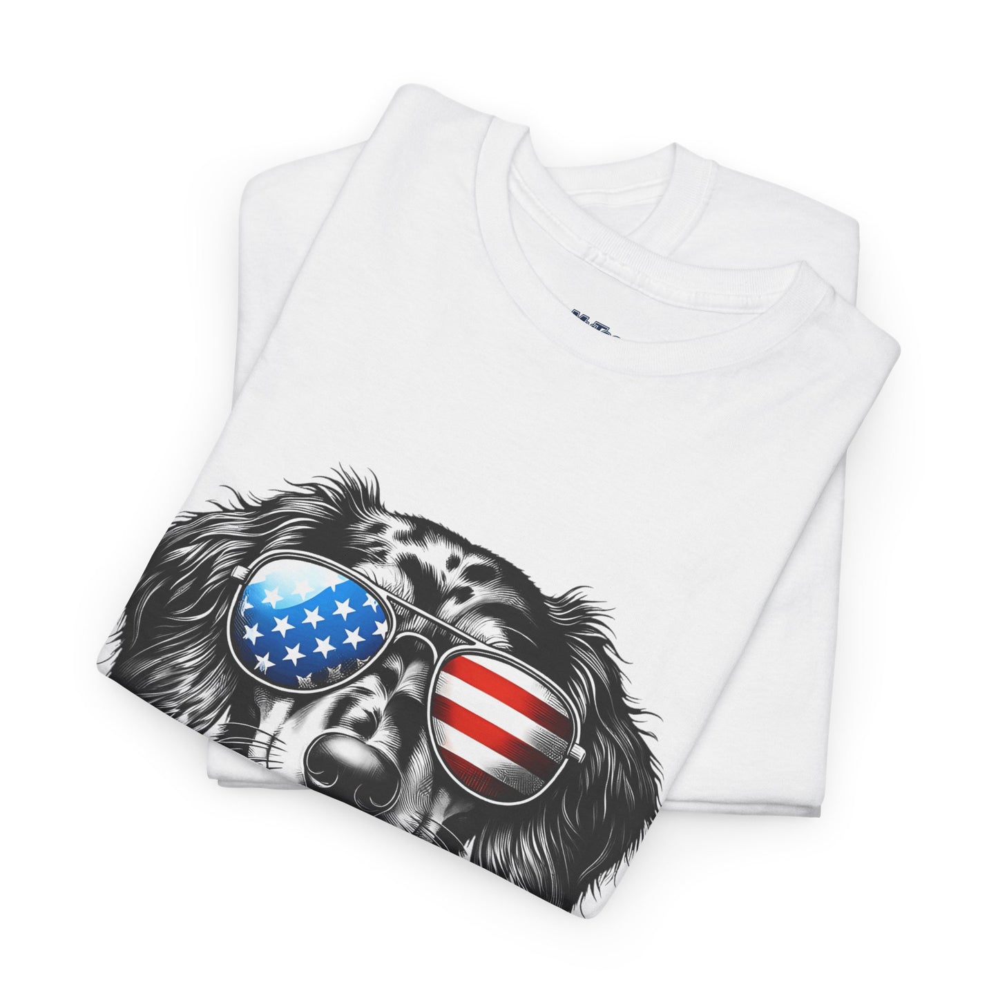Patriotic Dachshund with Sunglasses Unisex T-Shirt