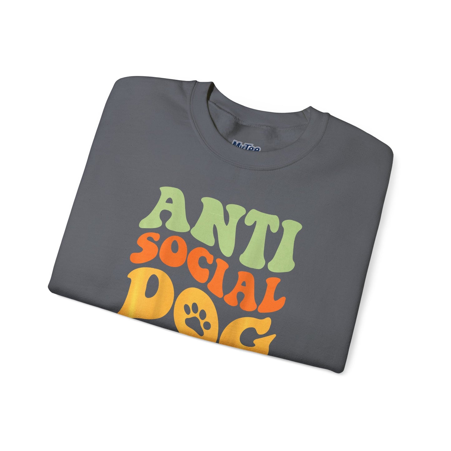 Anti-Social Dog Moms Club Sweatshirt | Relaxed Style For Fur Mama