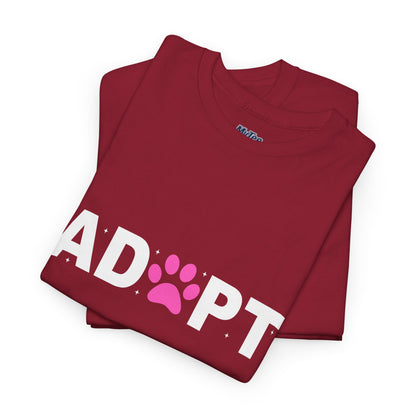 Adopt Unisex T-Shirt – Love In Every Paw Print