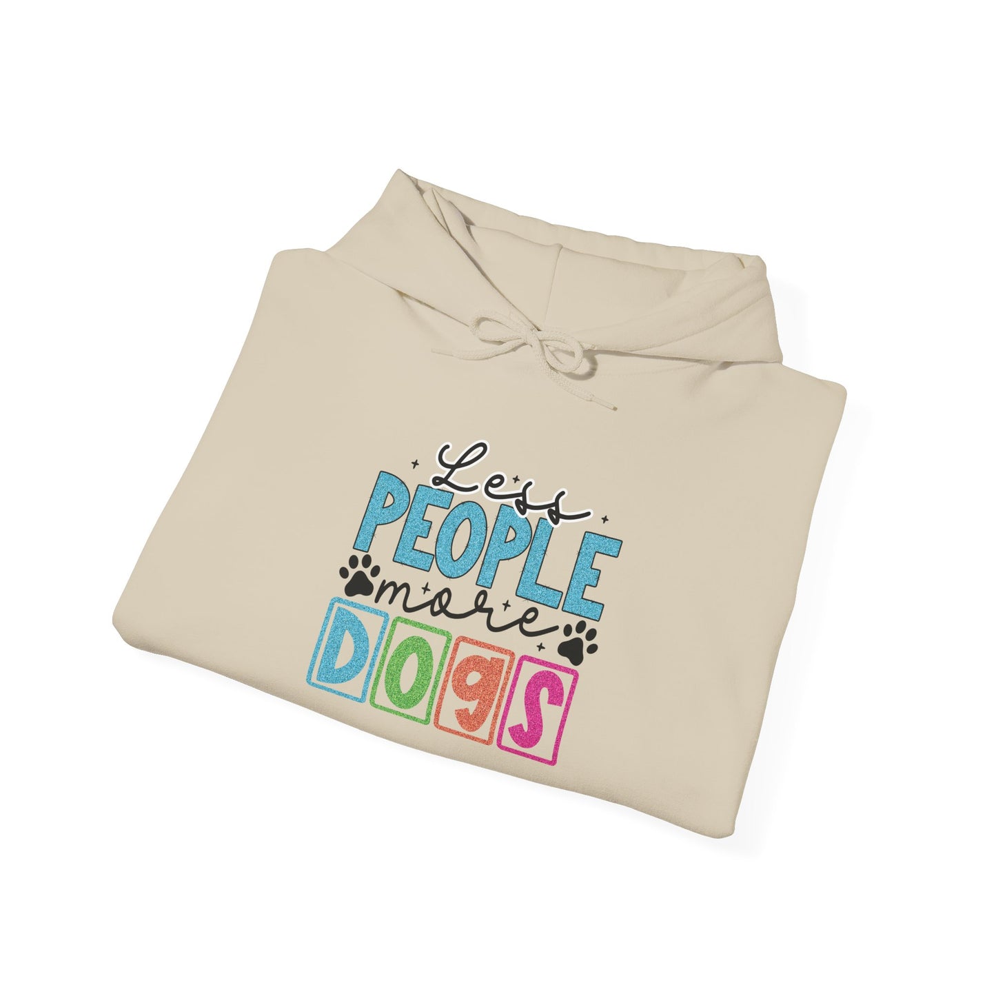 Less People More Dogs Unisex Hoodie, Gifts For Pet Owners