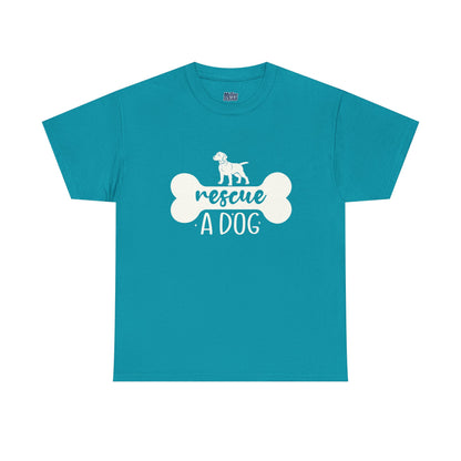 Rescue a Dog Unisex Cotton T-shirt | Dog Lover
