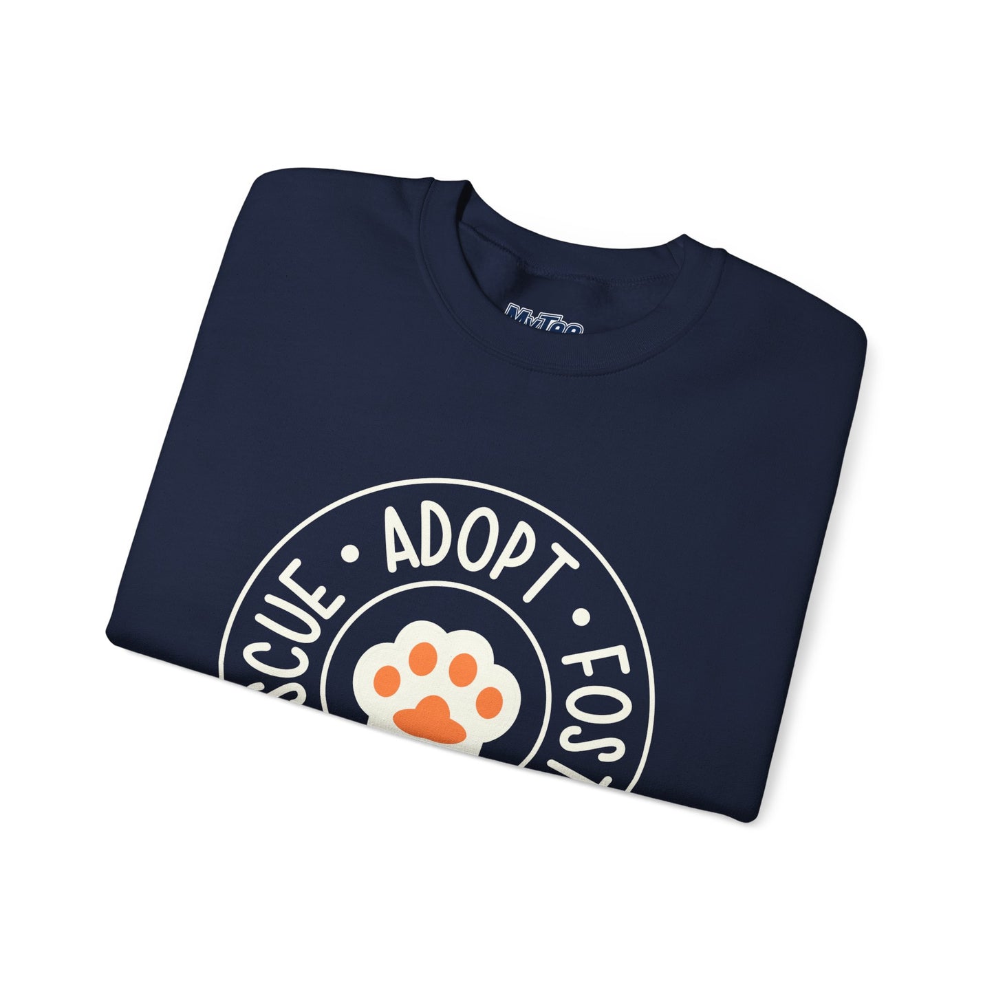 Rescue, Adopt, Foster Unisex Sweatshirt | Animal Lover Gift, Pet Adoption Crewneck