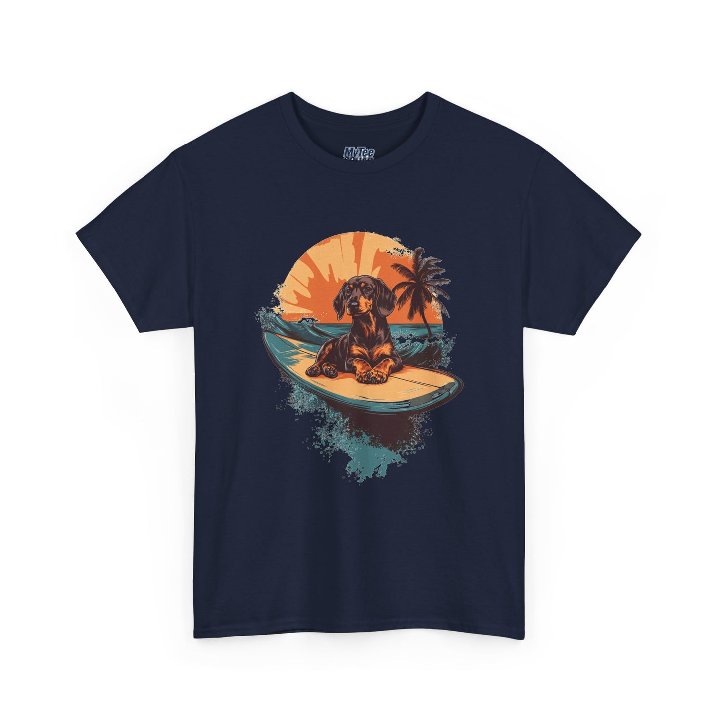 Dachshund Beach Vibes T-Shirt – Chill Summer Dog Style