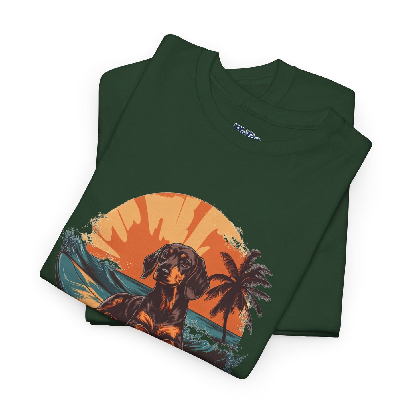 Dachshund Beach Vibes T-Shirt – Chill Summer Dog Style