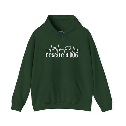 Rescue A Dog Hoodie Pet Lover Unisex Sweatshirt | Adoption Awareness Apparel