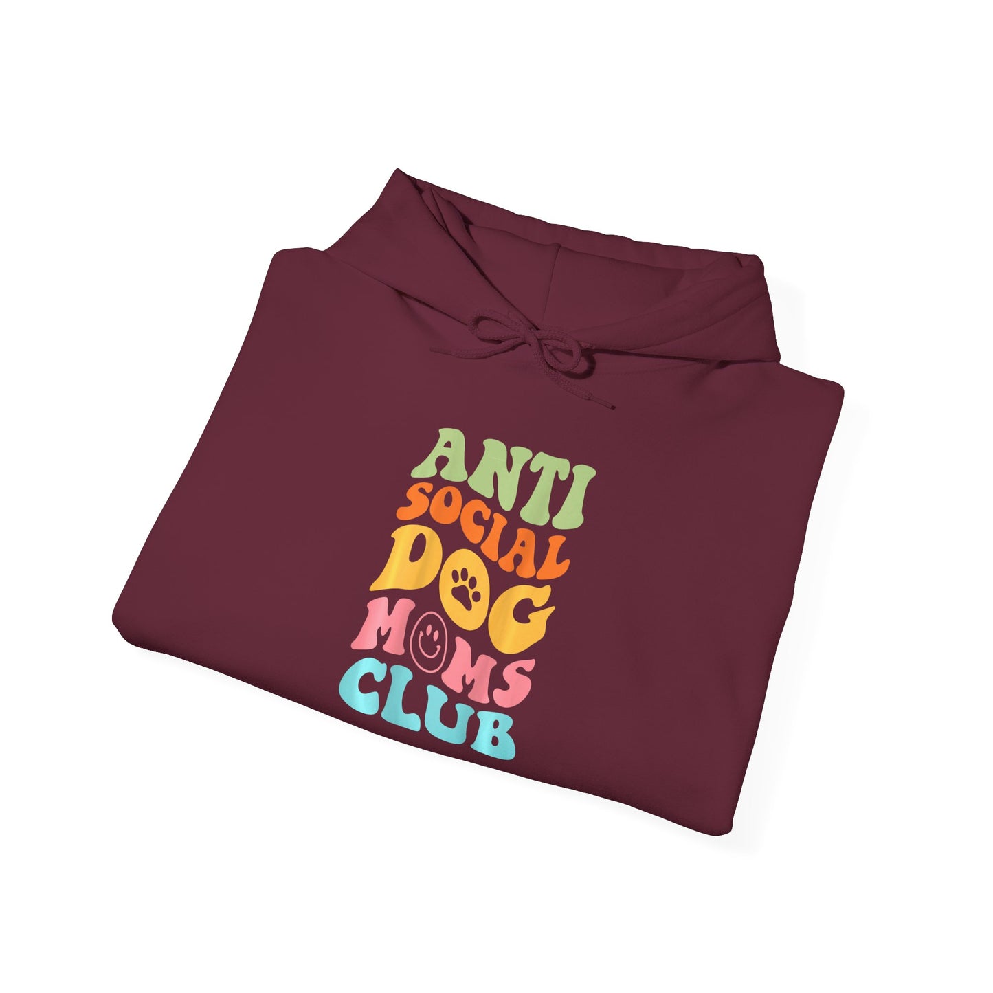 Anti-Social Dog Moms Club Hoodie | Perfect For Casual Outings