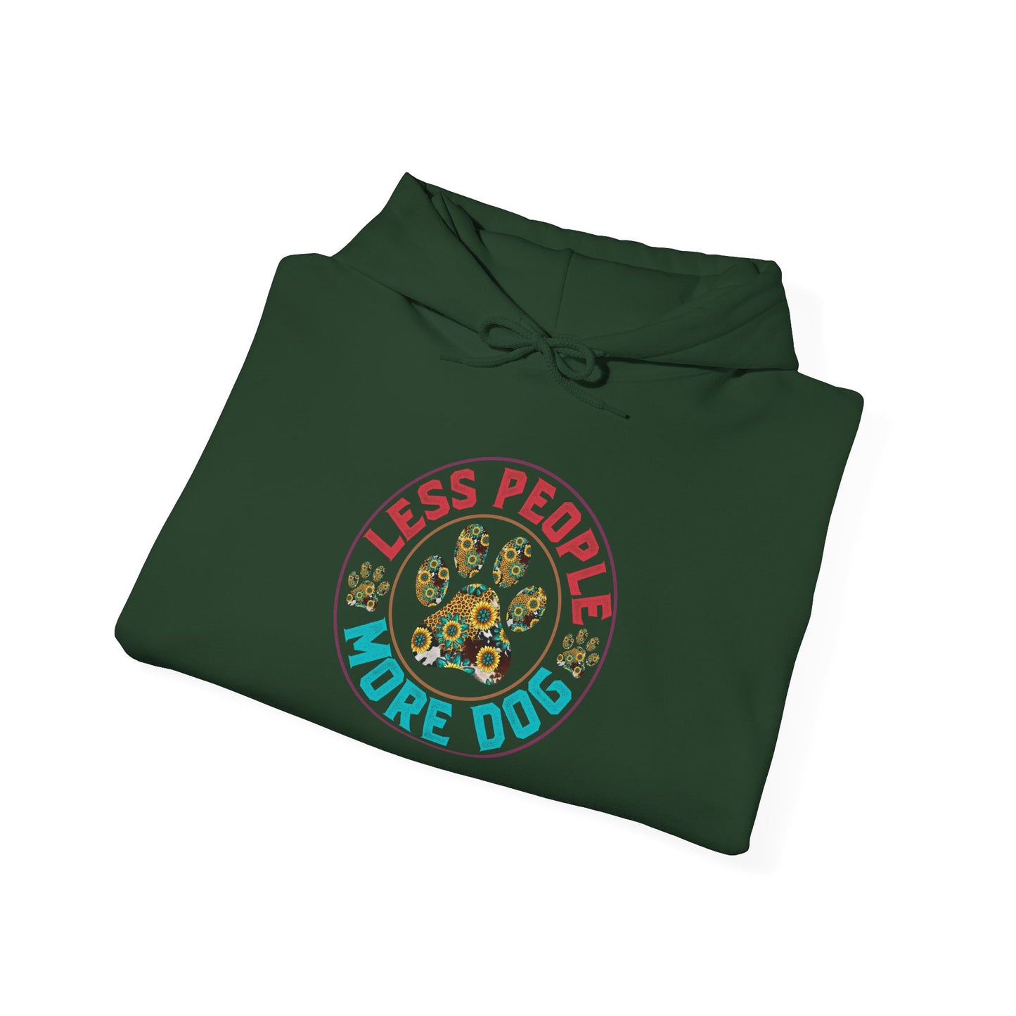 Less People More Dog Unisex Hoodie | Cozy Pet Lover Apparel