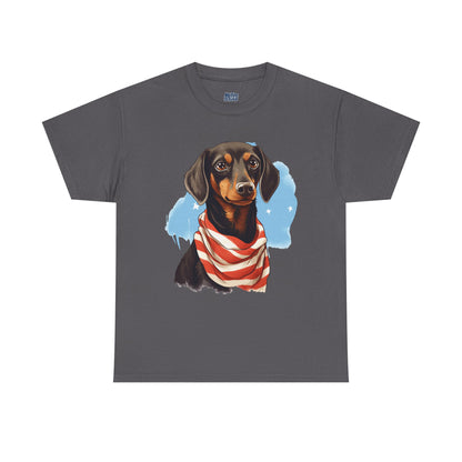 Patriotic Dachshund Unisex T-Shirt