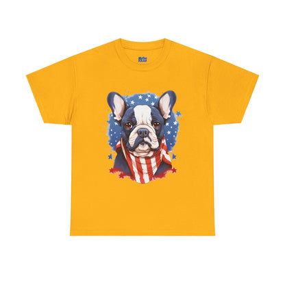 Patriotic French Bulldog Unisex T-Shirt | Dog Lover