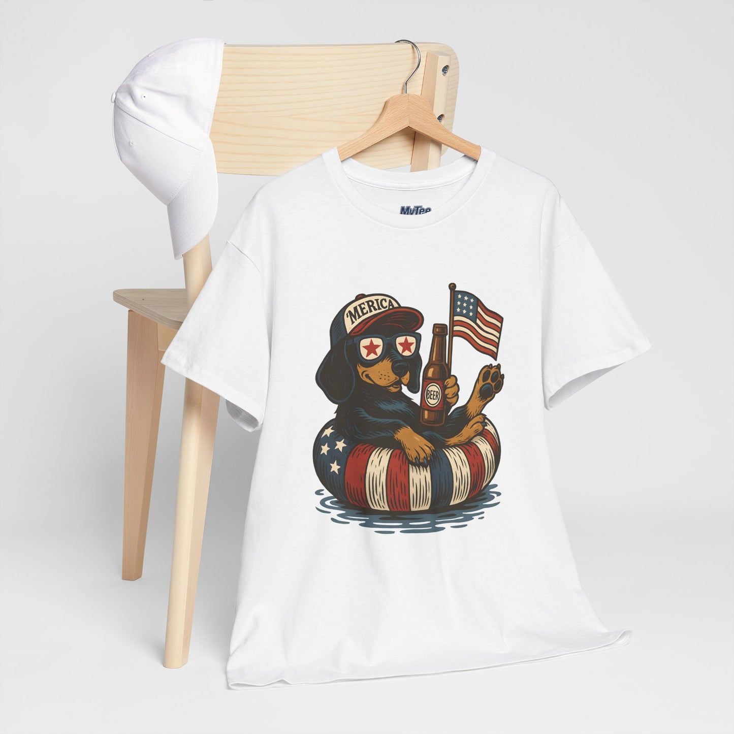 Patriotic Dachshund America Unisex T-Shirt