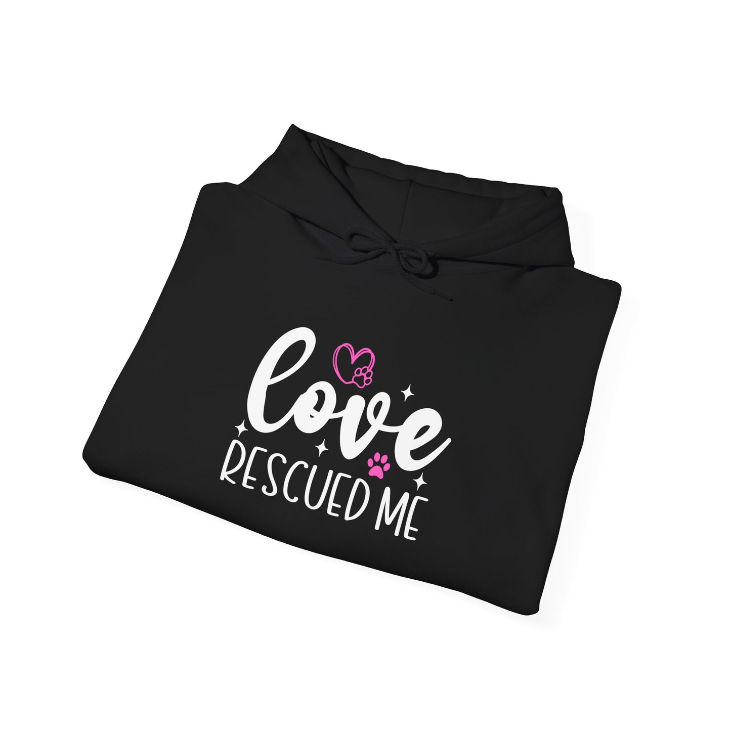 Love Rescued Me Unisex Hoodie – Proud Rescue Pet Parent Apparel
