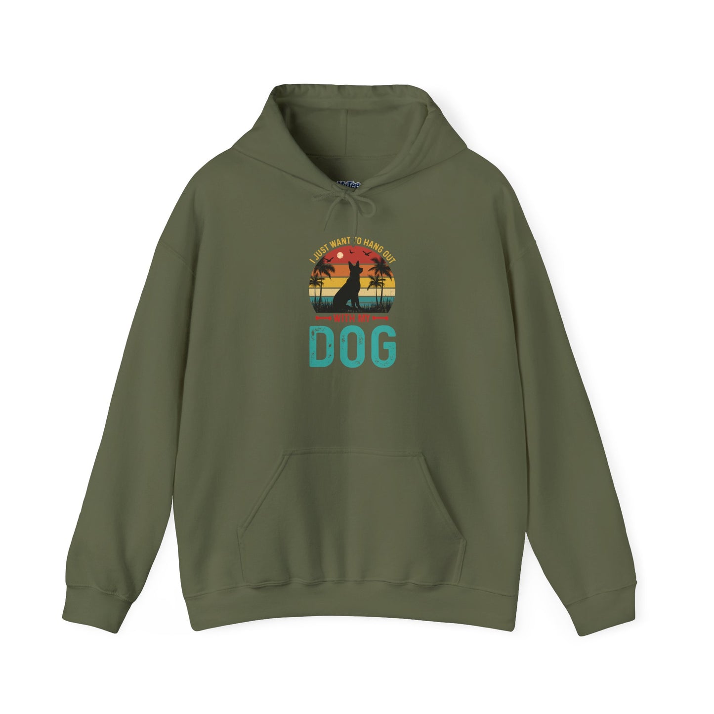 i Just Want To Hangout With My Dog' German Shephard Unisex T-Shirt