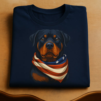 Patriotic Rottweiler Unisex T-Shirt